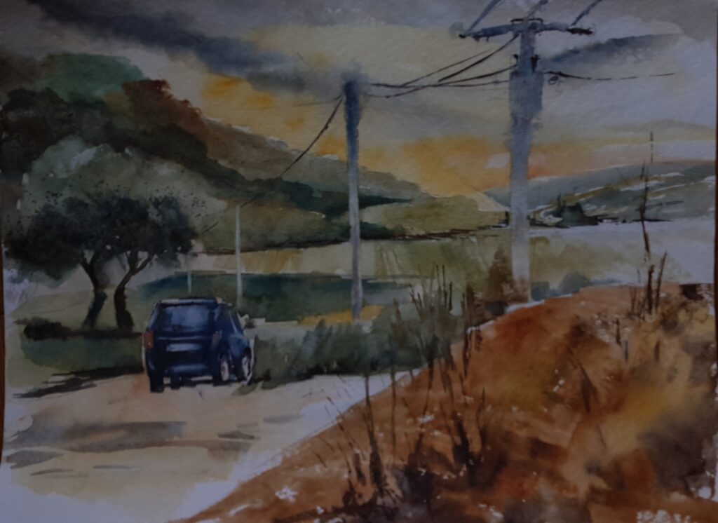 Sizilien,Abendstimmung