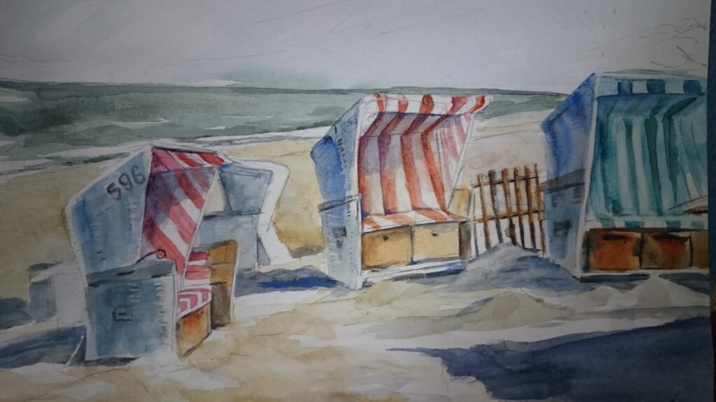 Strandkörbe Baltrum 2017