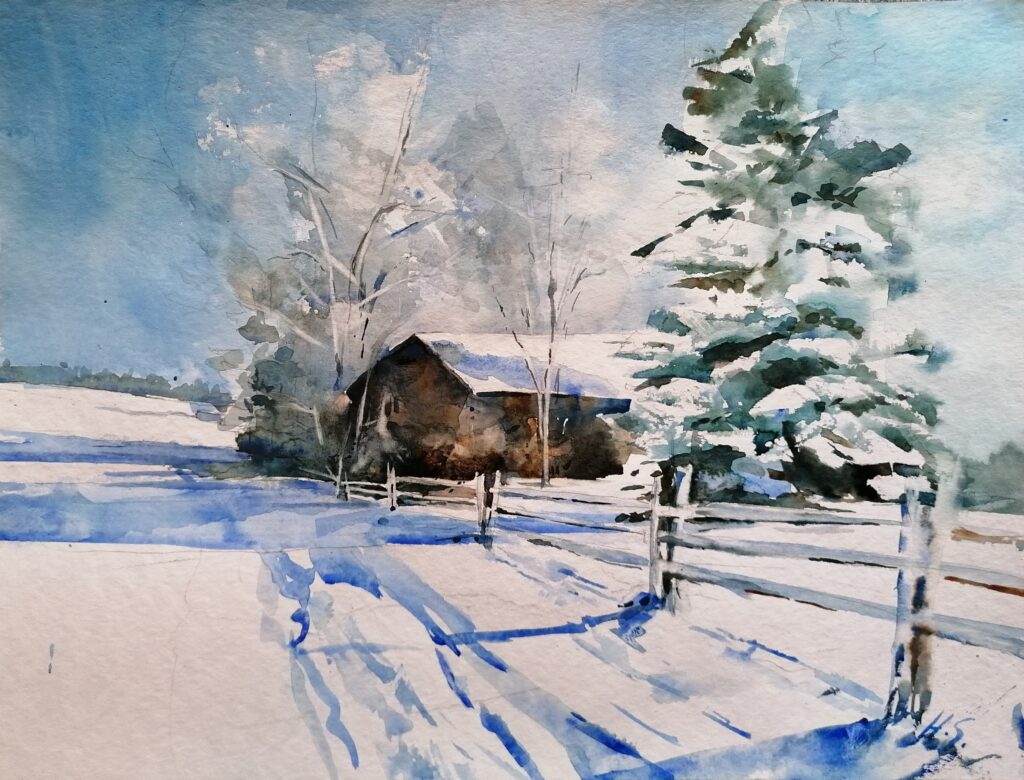 Winterwelt,zwischen Iffeldorf und Antdorf