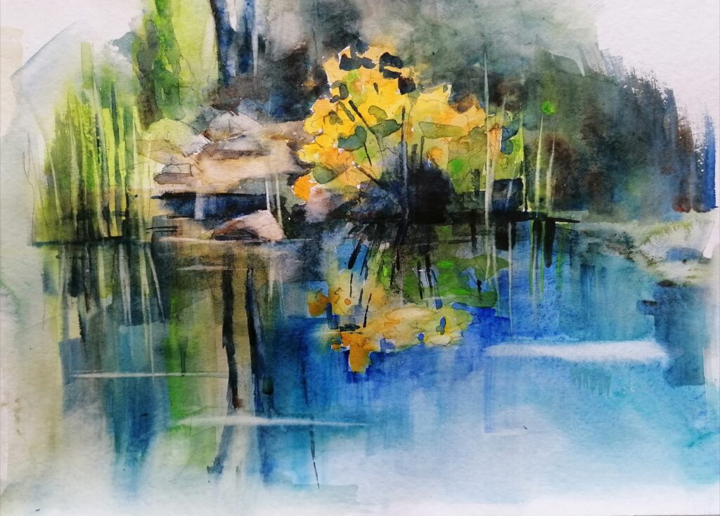Sumpfdotterblumen in meinem Gartenteich