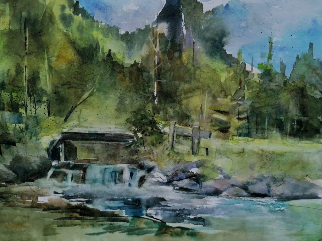 Wasserfall,Oberammergau