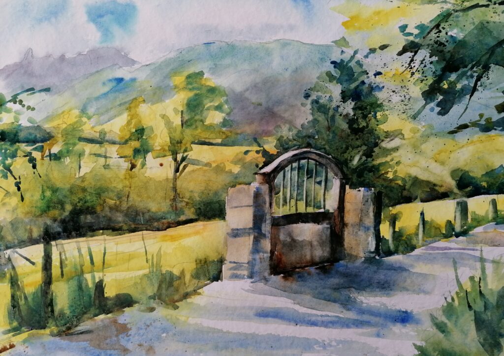 Blick über das Murnauer Moos,Drachenstich-Weg, Murnau